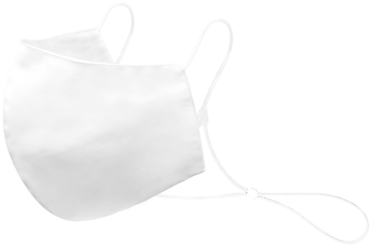 White Masks for Sublimation With Thick Straps