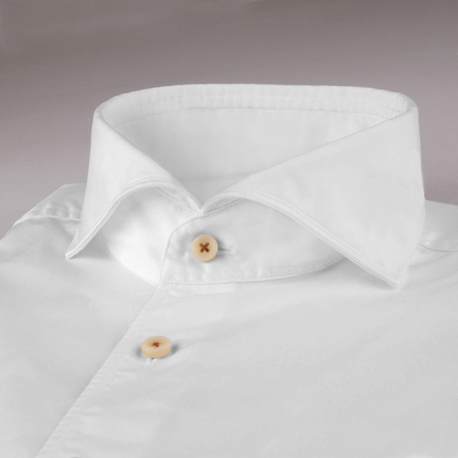 Stenstroms White Casual Fitted Body Sport Shirt