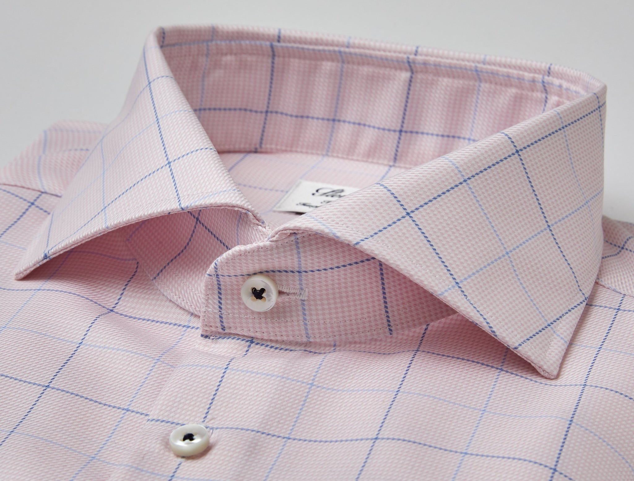 Stenstroms Pink Fitted Body Dress Shirt
